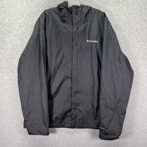 Columbia Jacket Mens XL Watertight II Rain Omni Tech Hooded Hiking Outdoor
